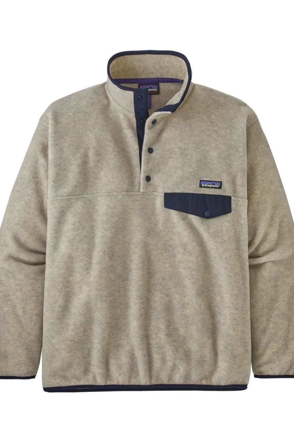 Discount Patagonia Trui Synch Snap-T P/O Oatmeal Heather