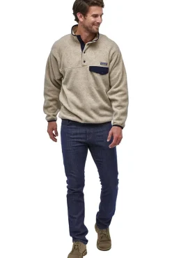 Discount Patagonia Trui Synch Snap-T P/O Oatmeal Heather