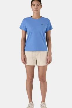 Online Patagonia T-Shirt P-6 Logo Responsibili-Tee Abundant Blue