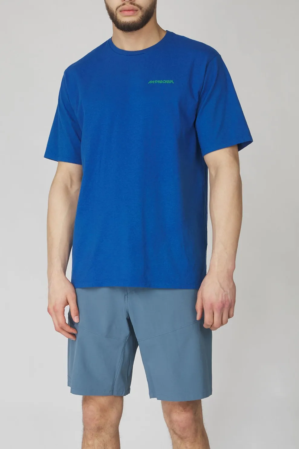 Outlet Patagonia T-Shirt Sunrise Rollers Responsibili-Tee Endless Blue