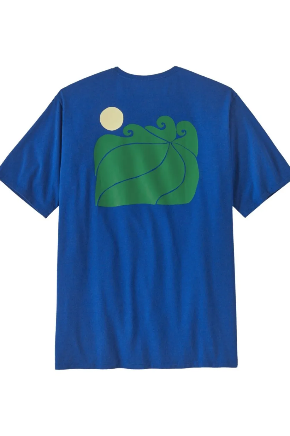 Outlet Patagonia T-Shirt Sunrise Rollers Responsibili-Tee Endless Blue