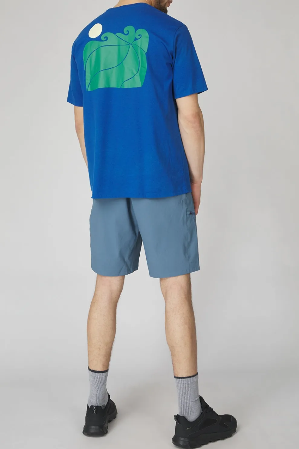 Outlet Patagonia T-Shirt Sunrise Rollers Responsibili-Tee Endless Blue