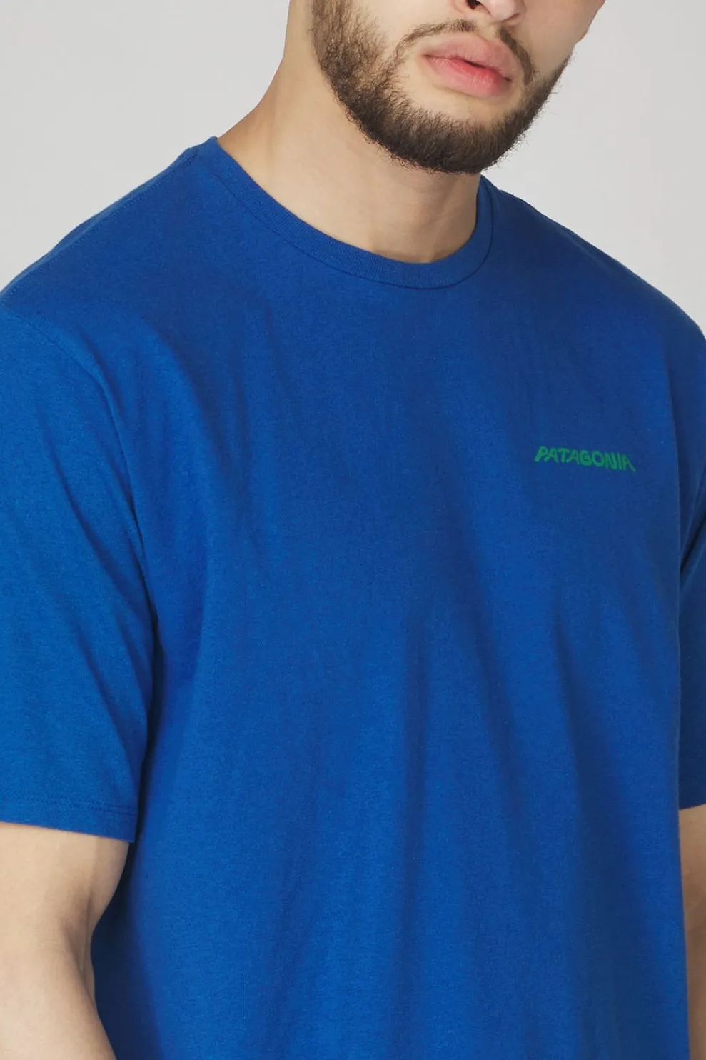 Outlet Patagonia T-Shirt Sunrise Rollers Responsibili-Tee Endless Blue