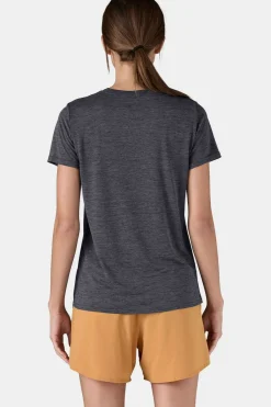 Discount Patagonia W'S Cap Cool Daily Shirt Smolder Blue Light Smolder Blue X-Dye