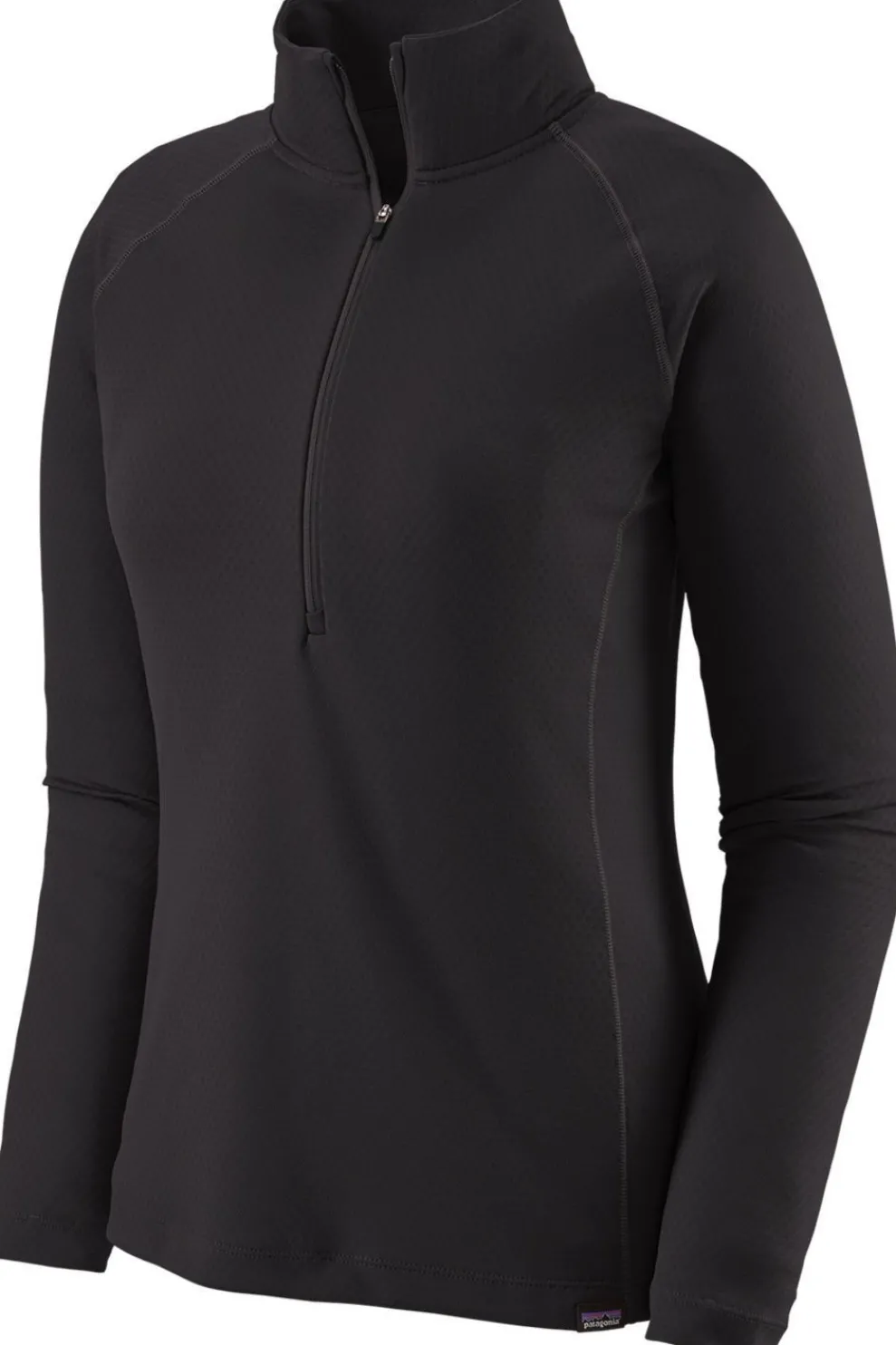 Hot Patagonia W'S Cap Mw Zip Neck black