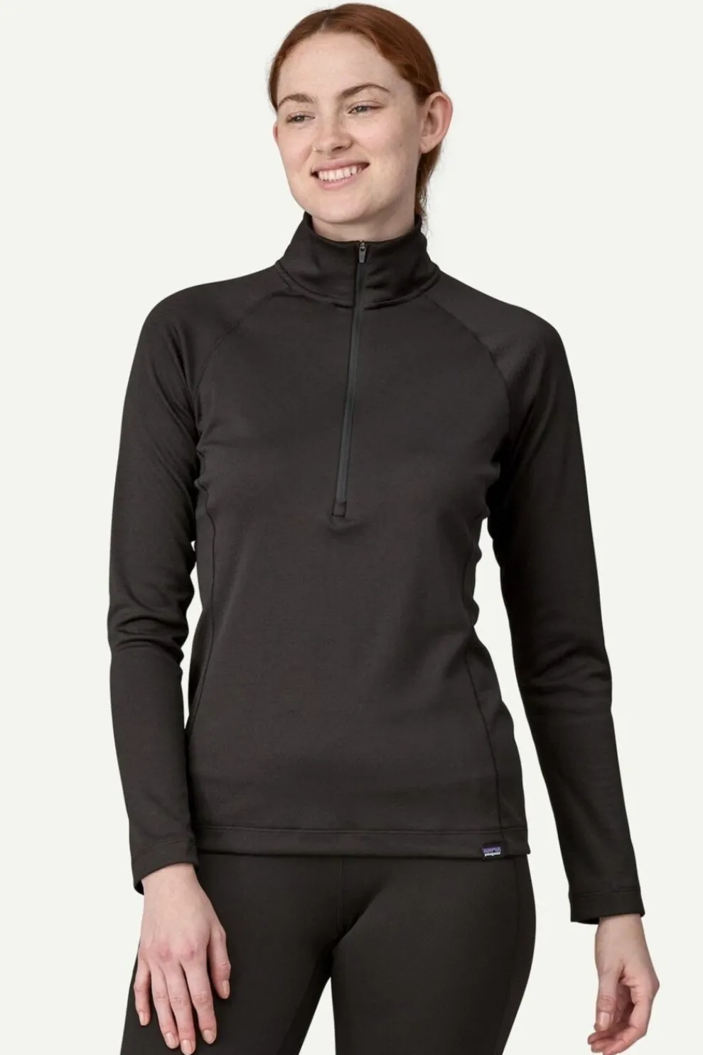 Hot Patagonia W'S Cap Mw Zip Neck black