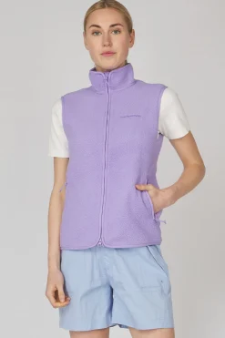 Clearance Peak Performance Bodywarmer W Pile Vest Bougainvillea