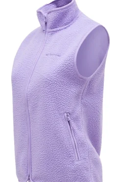 Clearance Peak Performance Bodywarmer W Pile Vest Bougainvillea
