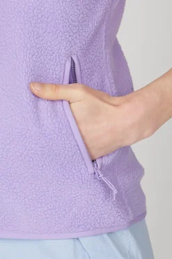 Clearance Peak Performance Bodywarmer W Pile Vest Bougainvillea