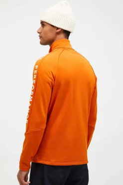 New Peak Performance Fleece M Rider Zip Jacket Gold Flame