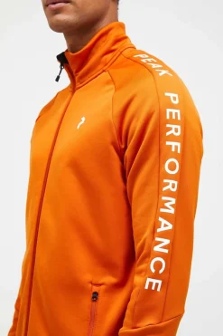New Peak Performance Fleece M Rider Zip Jacket Gold Flame
