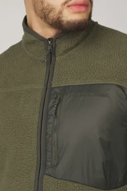 Fleece M Pile Zip Jacket-Peak Performance New