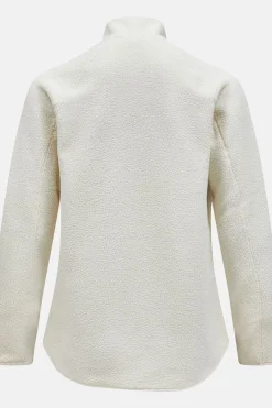 Hot Peak Performance Fleece M Pile Zip Jacket Vintage White