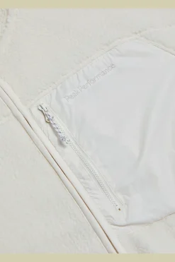 Hot Peak Performance Fleece M Pile Zip Jacket Vintage White