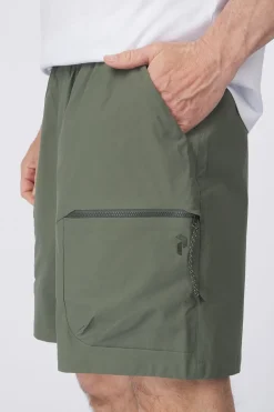 Outlet Peak Performance Short M Outdoor Cargo Shorts Pine Needle
