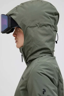 Online Peak Performance Ski-Jas W Anima Jacket Pine Needle