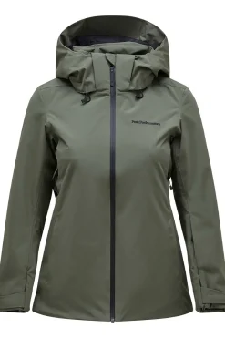 Online Peak Performance Ski-Jas W Anima Jacket Pine Needle