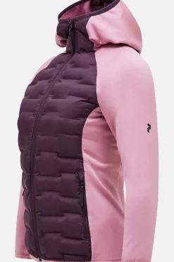 Fashion Peak Performance Ski-Jas W Argon Hybrid Hood Mystic Purple/Bitter Root