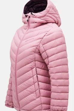 Sale Peak Performance Ski-Jas W Frost Down Hood Jacket Bitter Root/Mystic Purple