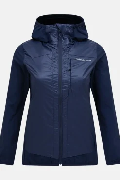 Clearance Peak Performance Ski-Jas W Radiance Hybrid Hood Blue Shadow