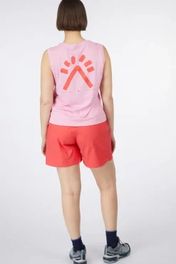 Outlet Peak Performance Top W Explore Graphic Sl Morning Dew