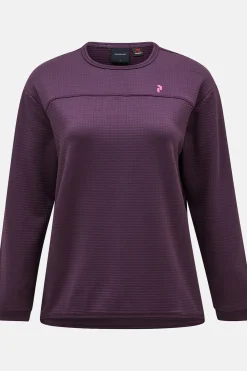 New Peak Performance Trui W Trail Polartec Crew Mystic Purple