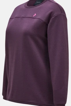 New Peak Performance Trui W Trail Polartec Crew Mystic Purple