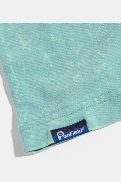 Discount Penfield T-Shirt Whale Scene Back Graphic S/S T-Shirt Dusty Turquoise