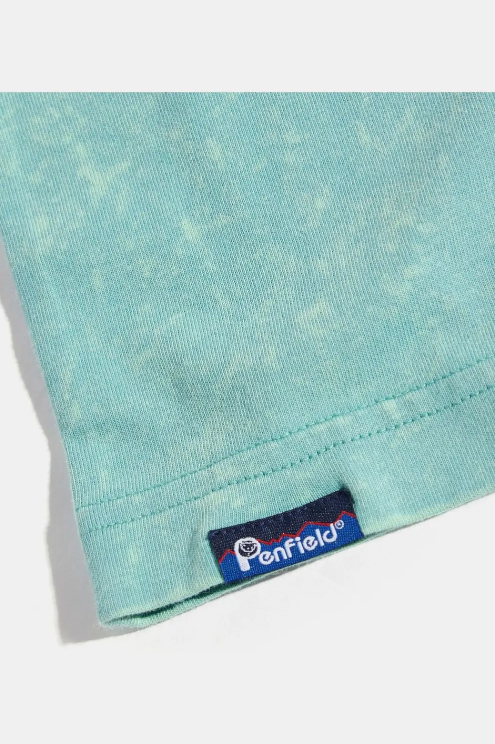 Discount Penfield T-Shirt Whale Scene Back Graphic S/S T-Shirt Dusty Turquoise