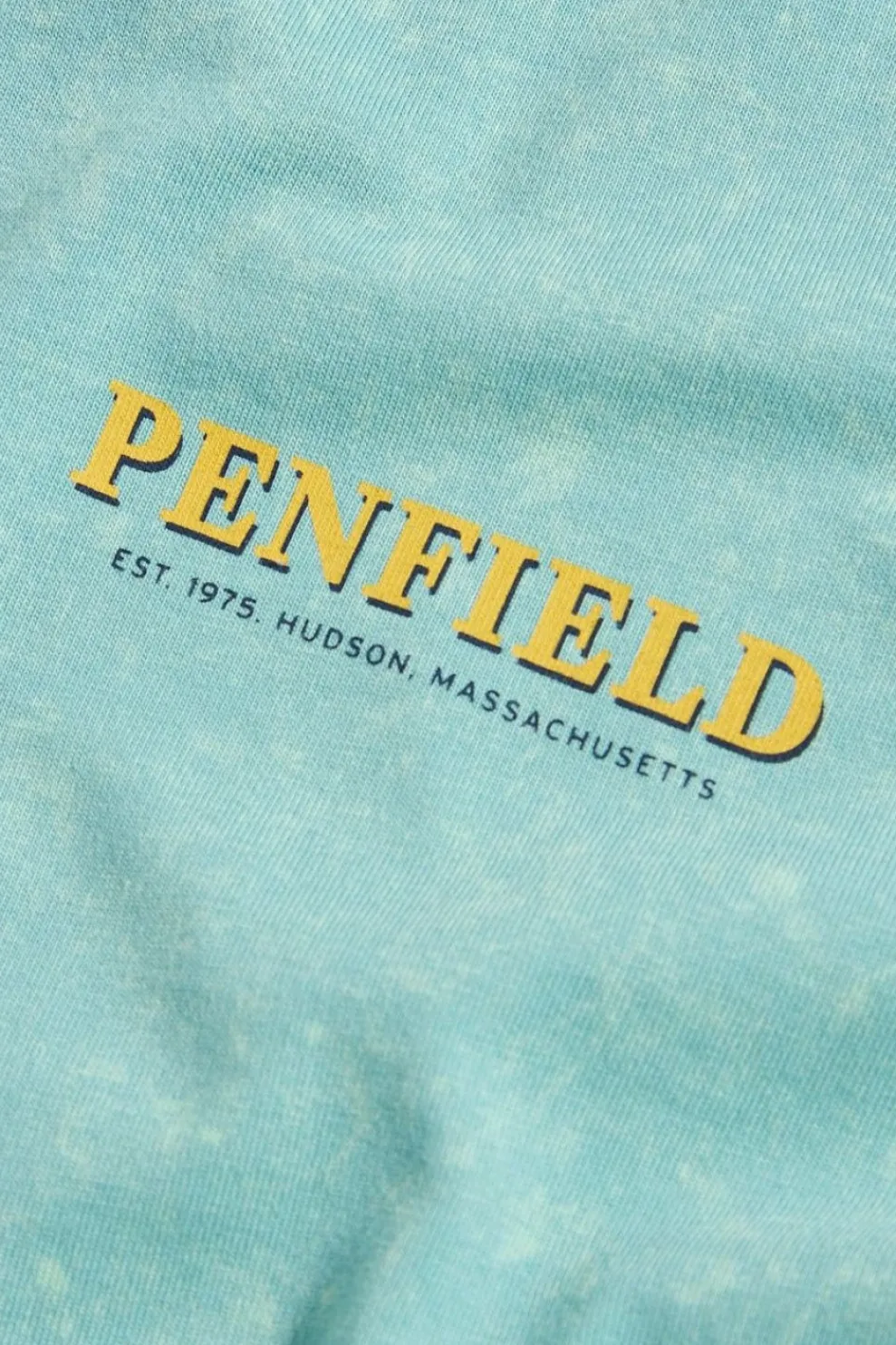 Discount Penfield T-Shirt Whale Scene Back Graphic S/S T-Shirt Dusty Turquoise