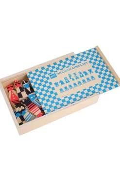 Speelgoed On The Move Wooden Chess Set-Petit Collage Fashion
