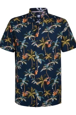 Best Petrol Hemd B-1050-SIS441 Navy Blue