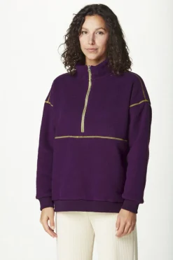Discount Picture Organic Clothing Fleece Cylla 1/4 Potent Purple