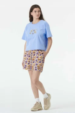 Discount Picture Organic Clothing Short Sesia Printed Shorts Alpine Thistle Print