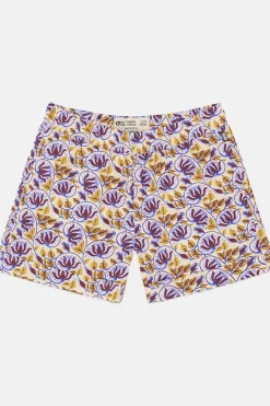 Discount Picture Organic Clothing Short Sesia Printed Shorts Alpine Thistle Print
