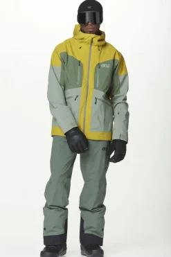 New Picture Organic Clothing Ski-Jas Naikoon Jkt Golden L Wreath Shadow