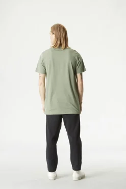 Discount Picture Organic Clothing T-Shirt Basement Yoma Tee Green Spray