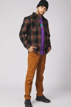 Best Picture Organic Clothing Hemd Relowa Shirt Plaid Black