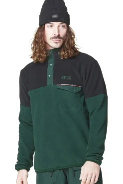 Clearance Picture Organic Clothing Fleece Arcca 1/4 Fleece Ponderosa Pine Black