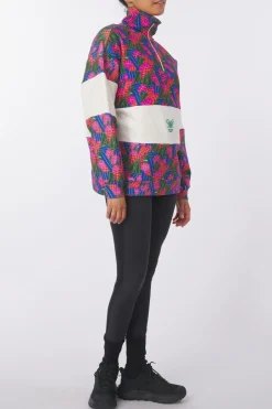 Best Picture Organic Clothing Fleece Fir Rugby 1/4 Zip Sweater A Player Print