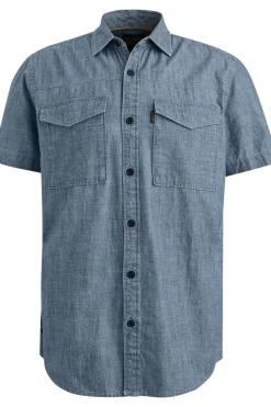Discount PME Legend Hemd Indigo Chambray Elmwood