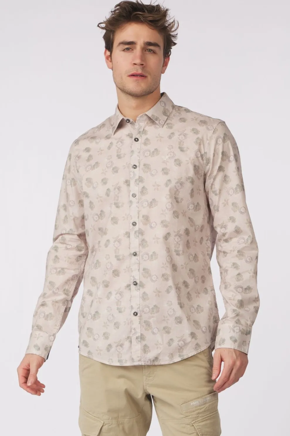 Hemd On Fine Poplin Stretch-PME Legend Clearance