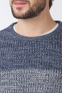 Outlet PME Legend Trui Gradient Indigo Beige