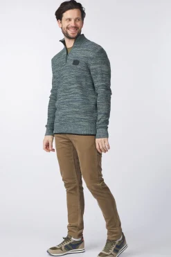 Sale PME Legend Trui Half Colormix Beige