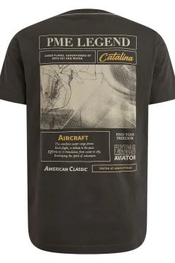 Outlet PME Legend T-Shirt Single Jersey Play Obsidian