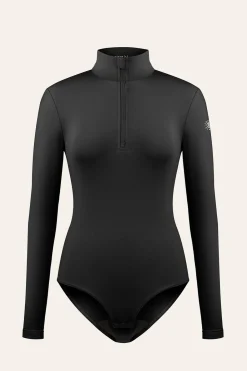 Discount Poivre Blanc Fleece Bodysuit Black