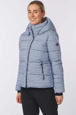 Clearance Poivre Blanc Ski-Jas Cassia Jacket Tweed Gothic Blue