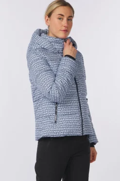 Clearance Poivre Blanc Ski-Jas Cassia Jacket Tweed Gothic Blue