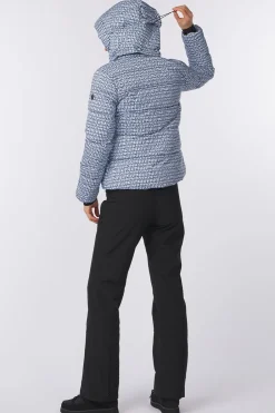 Clearance Poivre Blanc Ski-Jas Cassia Jacket Tweed Gothic Blue