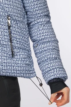 Clearance Poivre Blanc Ski-Jas Cassia Jacket Tweed Gothic Blue